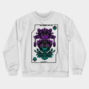 scary spade card Crewneck Sweatshirt